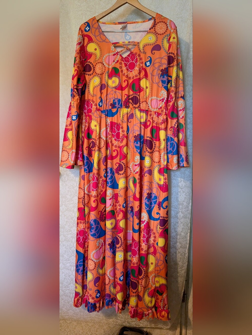 Morph Costumes XL Hippie Earth Psychedelic Dress